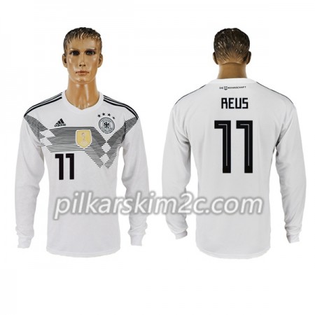 Koszulka Niemcy Reus 11 Główna Mistrzostwa Świata 2018 - Koszulki Piłkarskie(L/S)